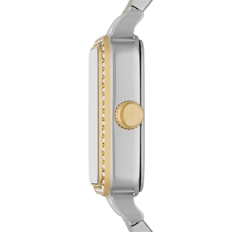 Fossil FBQ3908 Quartz Çelik Altın/Gri 28 mm Kadın Kol Saati