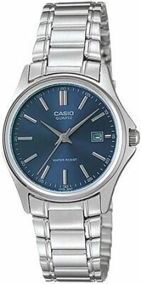 Casio LTP-1183A-2ADF Quartz Çelik Gri Lacivert Kadran 28 mm Kadın Kol Saati