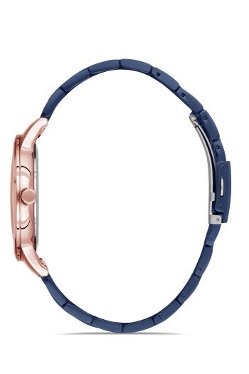 Ferro Quartz Çelik Lacivert 43 mm Erkek Kol Saati