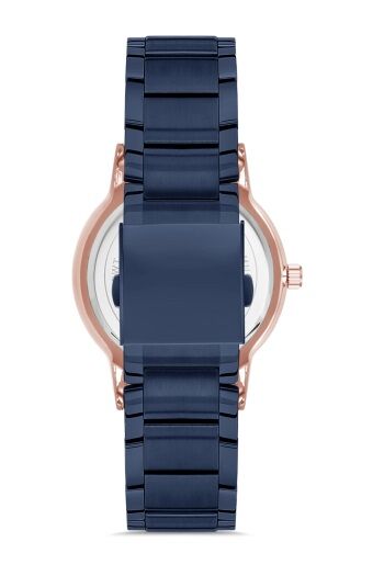 Ferro Quartz Çelik Lacivert 43 mm Erkek Kol Saati