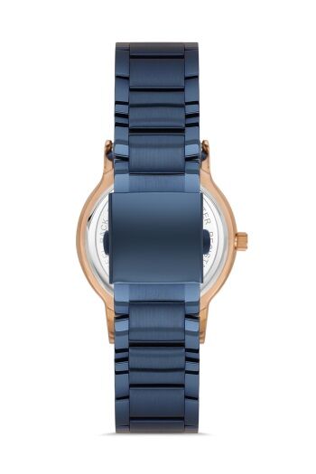 Ferro Quartz Çelik Lacivert 43 mm Erkek Kol Saati