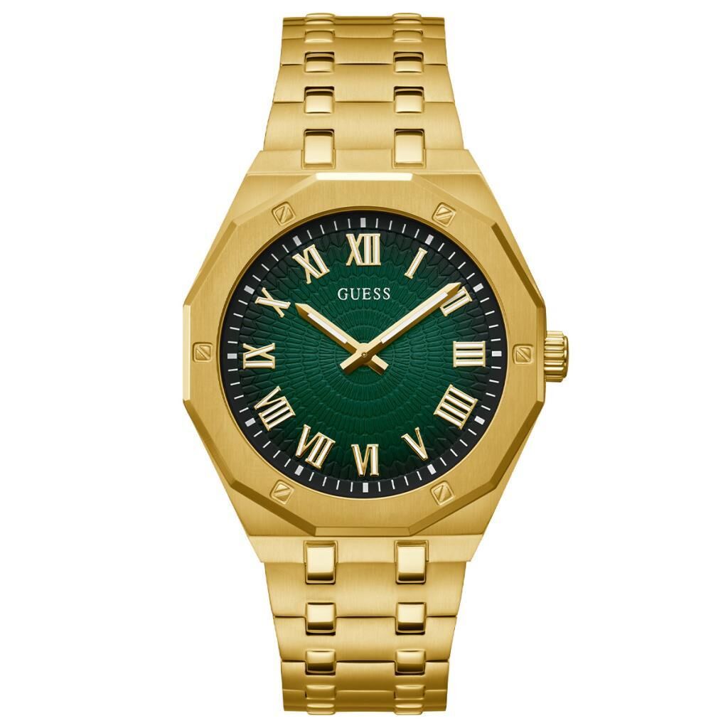 Guess GUGW0575G2 Quartz Çelik Gold Yeşil Kadran 42 mm Erkek Kol Saati