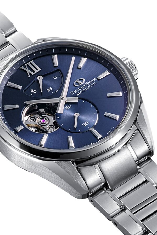 Orient Star RE-BY0010L00B Otomatik Çelik Gri Mavi Kadran 10 ATM 40 mm Erkek Kol Saati