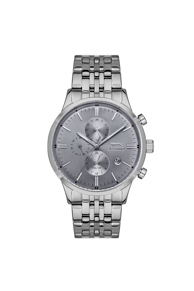 Slazenger Sl.09.2042.2.01 45 mm Gri Erkek Kol Saati