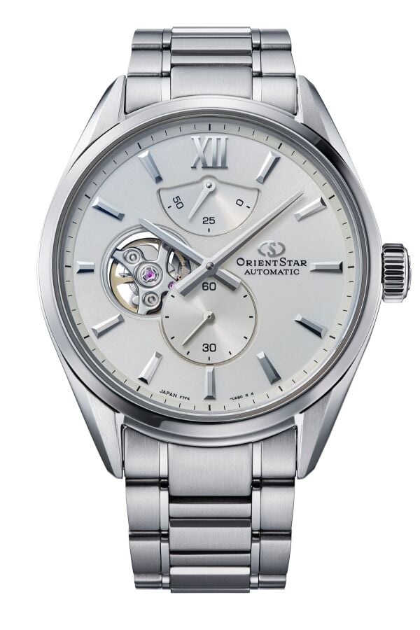 Orient Star RE-BY0011S00B Otomatik Çelik Gri Beyaz Kadran 10 ATM 40 mm Erkek Kol Saati