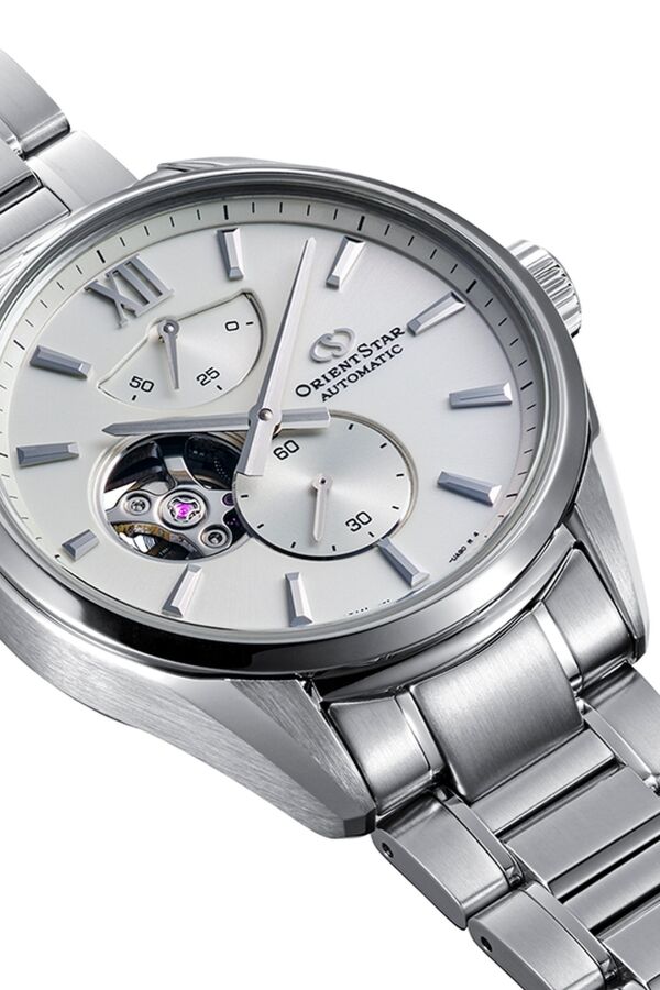 Orient Star RE-BY0011S00B Otomatik Çelik Gri Beyaz Kadran 10 ATM 40 mm Erkek Kol Saati