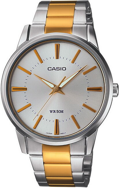 Casio MTP-1303SG-7AVDF Quartz Çelik Altın/Gri  40 mm Erkek Kol Saati