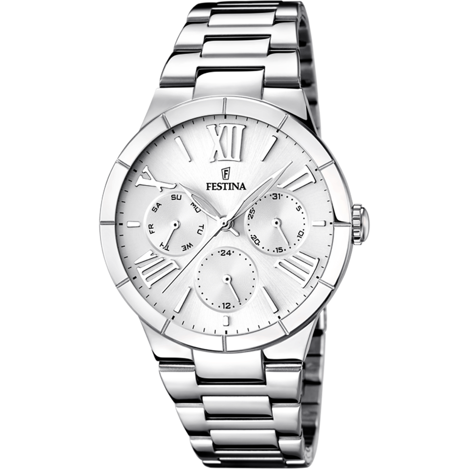 Festina F16716/1 Quartz Çelik Gri 37 mm Kadın Kol Saati