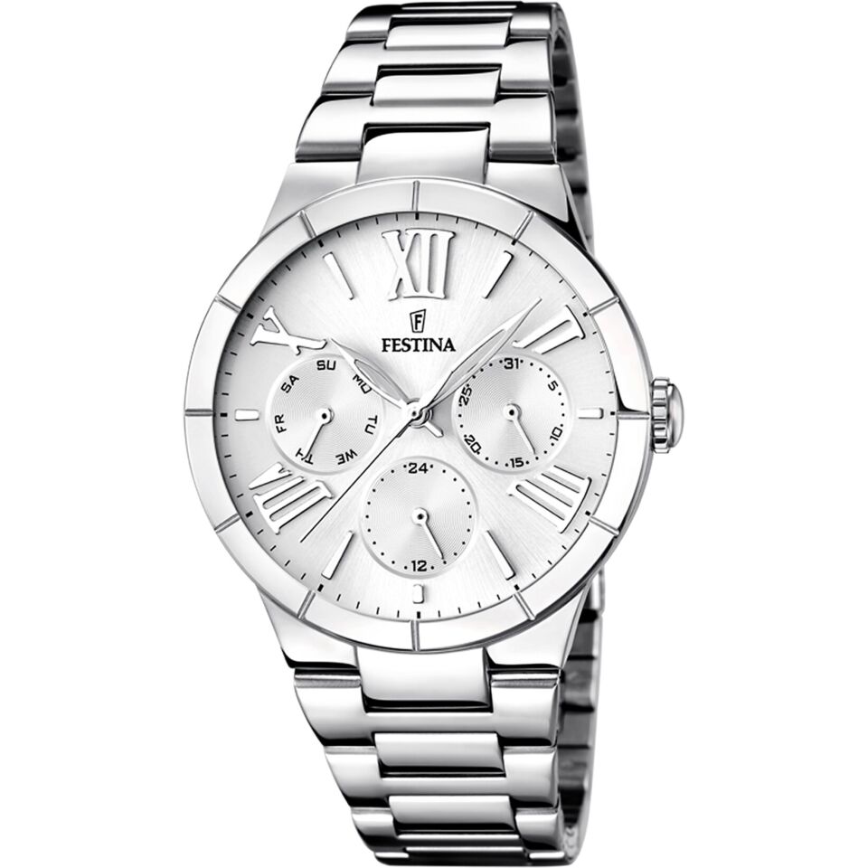 Festina F16716/1 Quartz Çelik Gri 37 mm Kadın Kol Saati