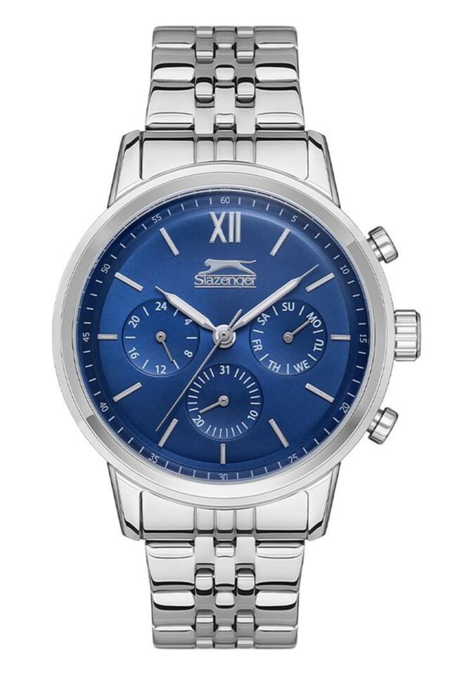 Slazenger Sl.09.2044.2.02 45 mm Gri Erkek Kol Saati