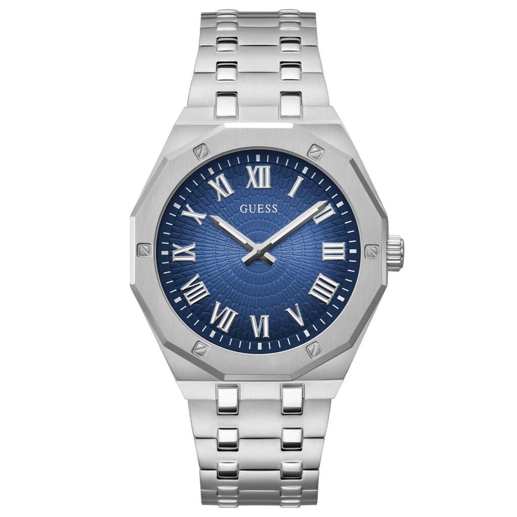 Guess GUGW0575G4 Quartz Çelik Mavi Kadran 42 mm Erkek Kol Saati
