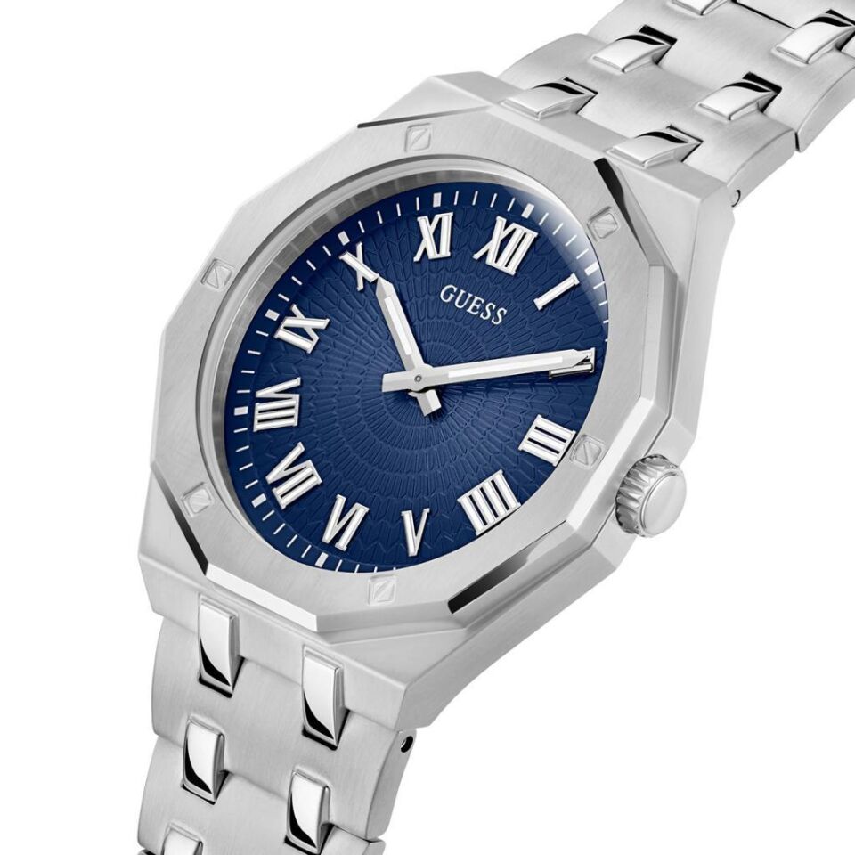 Guess GUGW0575G4 Quartz Çelik Mavi Kadran 42 mm Erkek Kol Saati