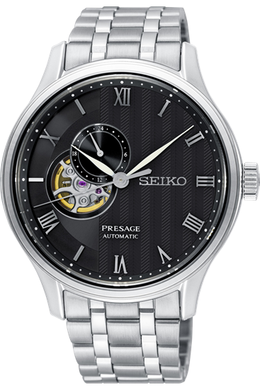 Seiko Presage SSA377J1 Quartz Çelik Gri Siyah Kadran 42 mm Erkek Kol Saati