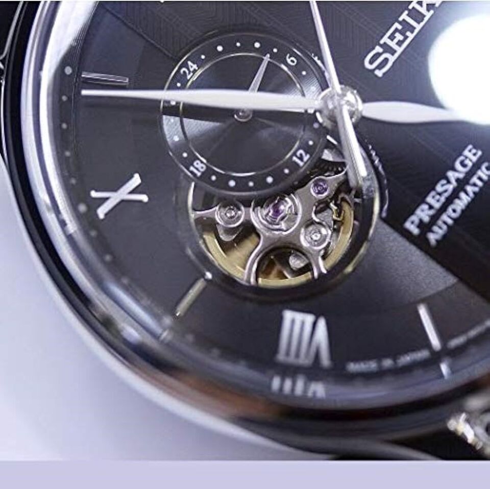 Seiko Presage SSA377J1 Quartz Çelik Gri Siyah Kadran 42 mm Erkek Kol Saati