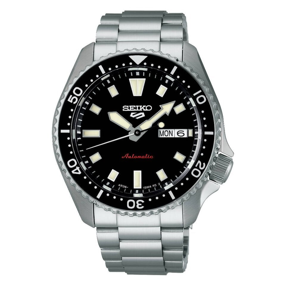 Seiko SRPL85K Otomatik Çelik Gri Siyah Kadran 10 ATM 43 mm Erkek Kol Saati