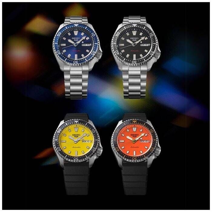 Seiko SRPL85K Otomatik Çelik Gri Siyah Kadran 10 ATM 43 mm Erkek Kol Saati