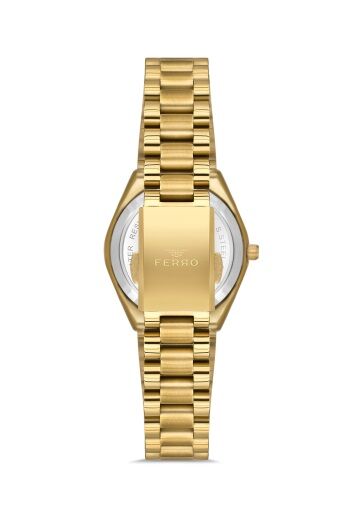 Ferro Sarı Çelik Kordon Kadın Kol Saati FL21492A-B