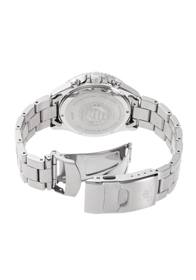 Orient RA-TX0201L10B Otomatik Çelik Gri Lacivert Kadran Safir Cam 20 ATM 43 mm Erkek Kol Saati