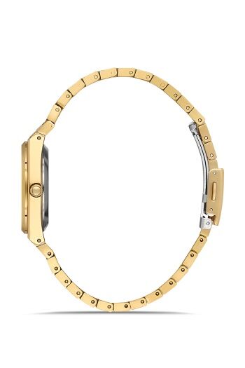 Ferro FL21495A-B Quartz Çelik Altın Rengi Beyaz Kadran 32 mm Kadın Kol Saati