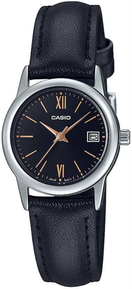 Casio LTP-V002L-1B3UDF Quartz Deri Siyah 25 mm Kadın Kol Saati