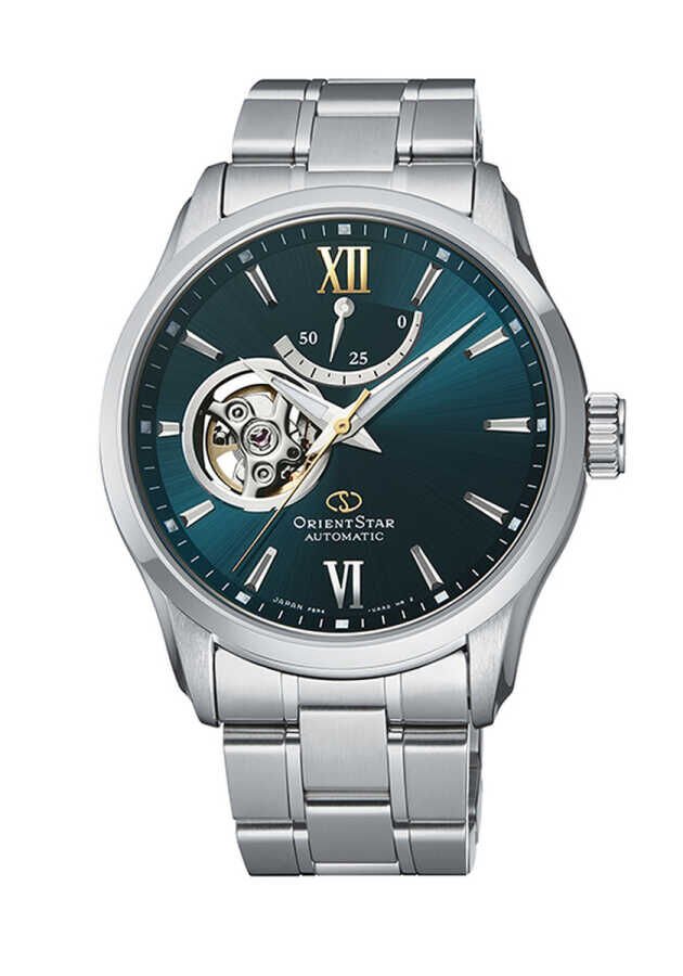 Orient Star RE-AT0002E00B KurOtomatik Çelik Gri Safir Kristal Yeşil Kadran 10 ATM Erkek Kol Saati