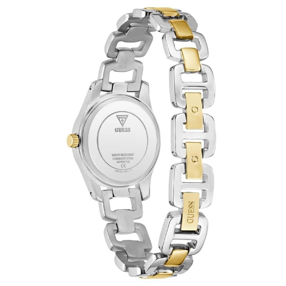 Guess GUGW0927L6 Quartz Çelik Gri Altın Rengi 28 mm Kadın Kol Saati