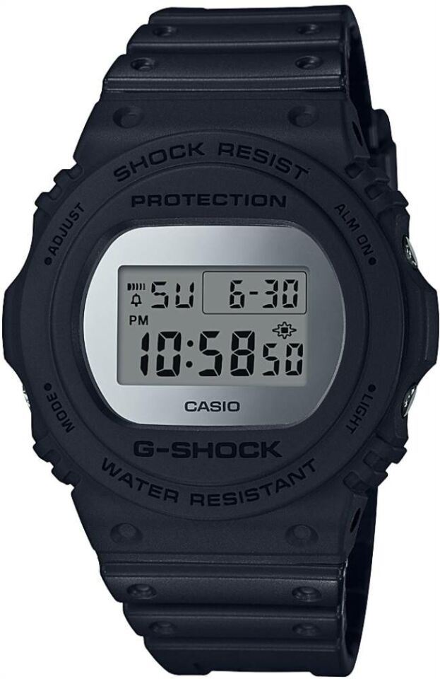 Casio DW-5700BBMA-1DR Quartz Dijital Silikon Siyah 20 ATM 45 mm Erkek Kol Saati