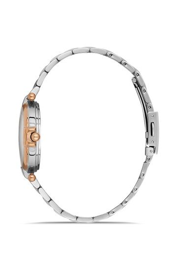Ferro Quartz Çelik Rose/Gri 32 mm Kadın Kol Saati