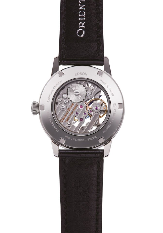 Orient RE-AZ0005S00B Deri Siyah Beyaz Kadran 38 mm Otomatik Erkek Kol Saati