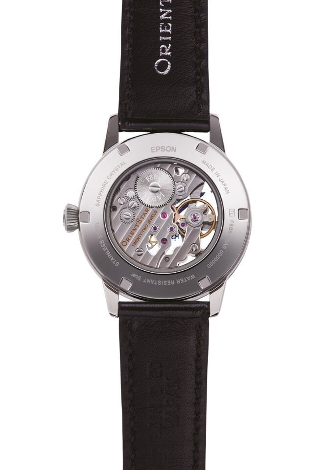 Orient RE-AZ0005S00B Deri Siyah Beyaz Kadran 38 mm Otomatik Erkek Kol Saati