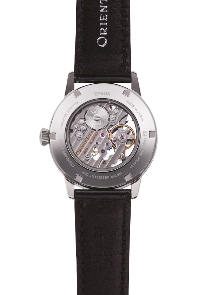Orient RE-AZ0005S00B Deri Siyah Beyaz Kadran 38 mm Otomatik Erkek Kol Saati