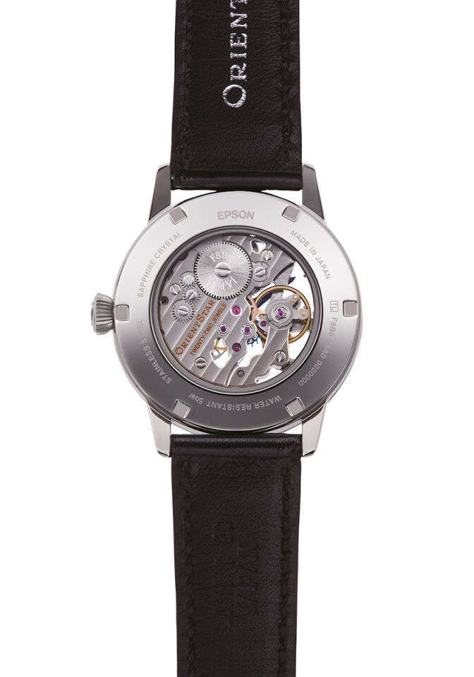 Orient RE-AZ0005S00B Deri Siyah Beyaz Kadran 38 mm Otomatik Erkek Kol Saati