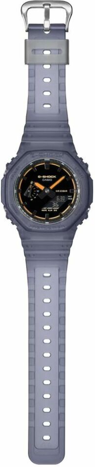 Casio GA-2100K-2ADR Quartz Silikon Mavi 20 ATM 45 mm Erkek Kol Saati
