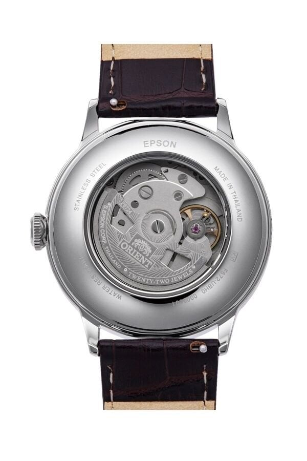 Orient Bambino RA-AC0023E30B Kurmalı Otomatik Deri Kahverengi Yeşil Kadran 41 mm Erkek Kol Saati