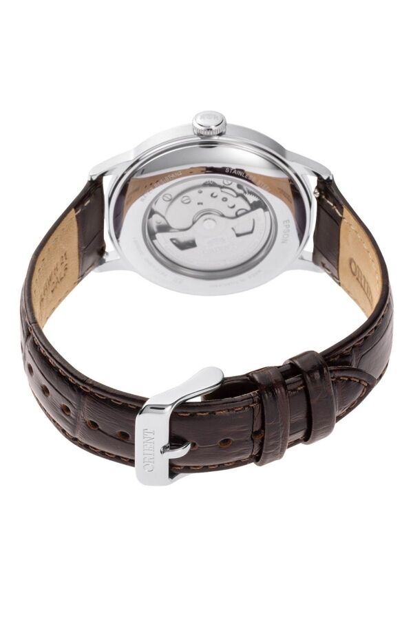 Orient Bambino RA-AC0023E30B Kurmalı Otomatik Deri Kahverengi Yeşil Kadran 41 mm Erkek Kol Saati