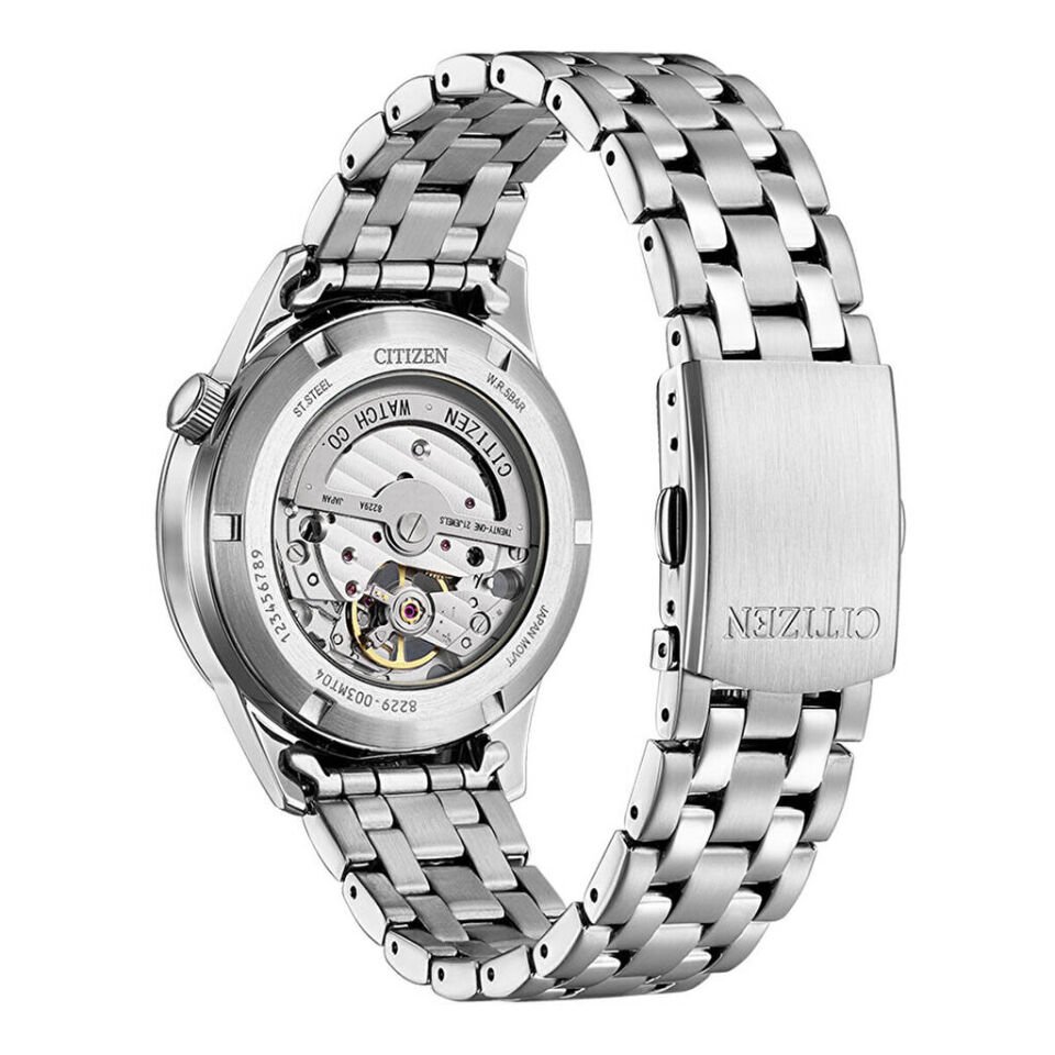 Citizen NH9131-73A Otomatik Gri Beyaz Kadran 40 mm Erkek Kol Saati