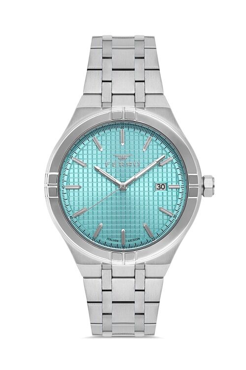 Ferro Gümüş Çelik Kordon Erkek Kol Saati FM40122A-A4 Tüm Fonksiyonlar Aktif 3 ATM Su Geçirmez