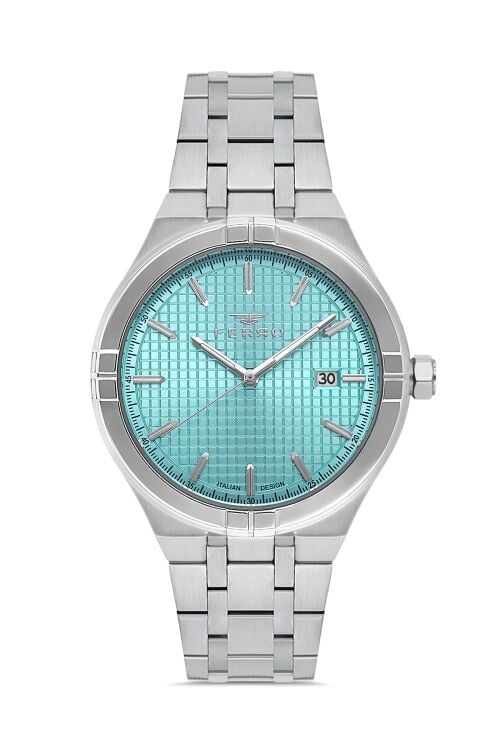 Ferro Gümüş Çelik Kordon Erkek Kol Saati FM40122A-A4 Tüm Fonksiyonlar Aktif 3 ATM Su Geçirmez