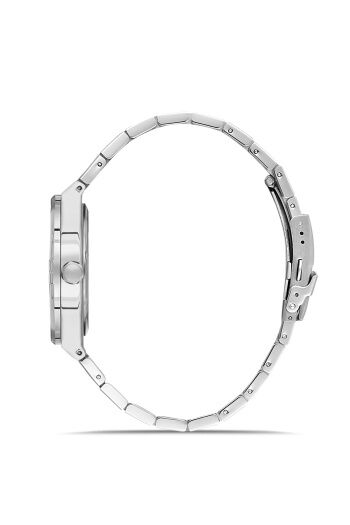 Ferro Gümüş Çelik Kordon Erkek Kol Saati FM40122A-A4 Tüm Fonksiyonlar Aktif 3 ATM Su Geçirmez