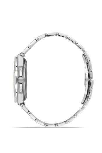 Ferro Gümüş Çelik Kordon Erkek Kol Saati F11498AWT-A6 3ATM Su Geçirmez 2 Yıl Garantili HediyePaketli