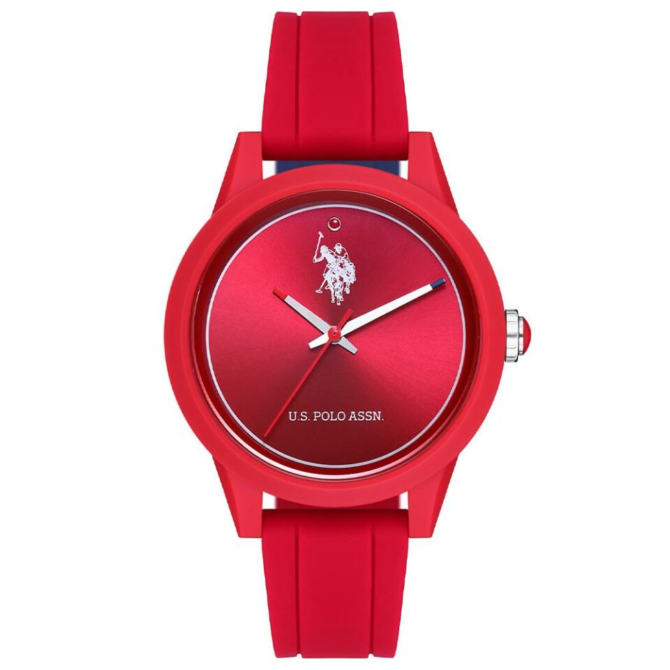 U.s Polo Assn. 2007-04 Quartz Silikon Kırmızı 37 mm Kadın Kol Saati