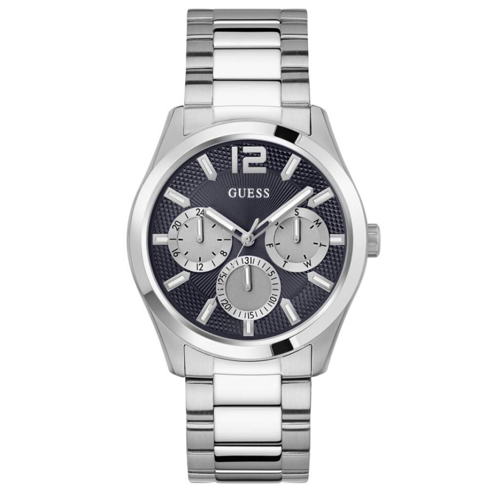 Guess GUGW0707G1 Quartz Çelik Gri Lacivert Kadran 42 mm Erkek Kol Saati