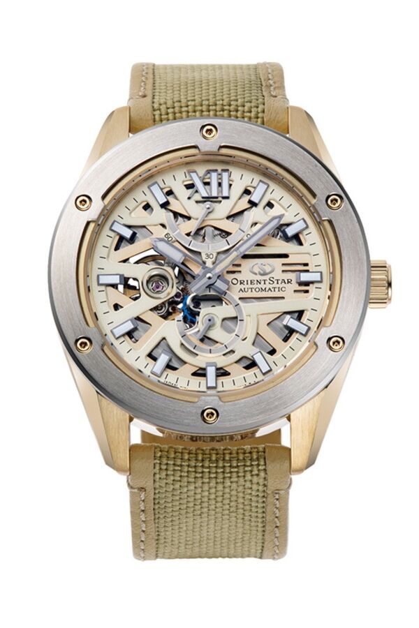 Orient Star RE-BZ0005G00B Kurmalı Otomatik Deri Sarı 10 ATM 42 mm Erkek Kol Saati