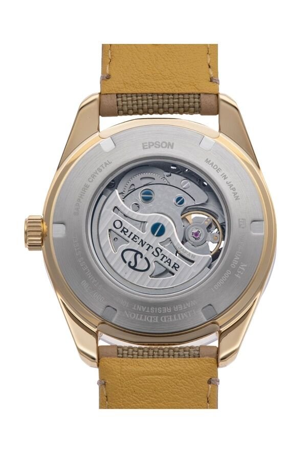 Orient Star RE-BZ0005G00B Kurmalı Otomatik Deri Sarı 10 ATM 42 mm Erkek Kol Saati