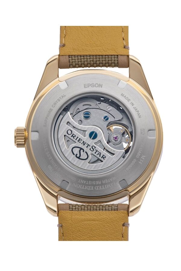 Orient Star RE-BZ0005G00B Kurmalı Otomatik Deri Sarı 10 ATM 42 mm Erkek Kol Saati