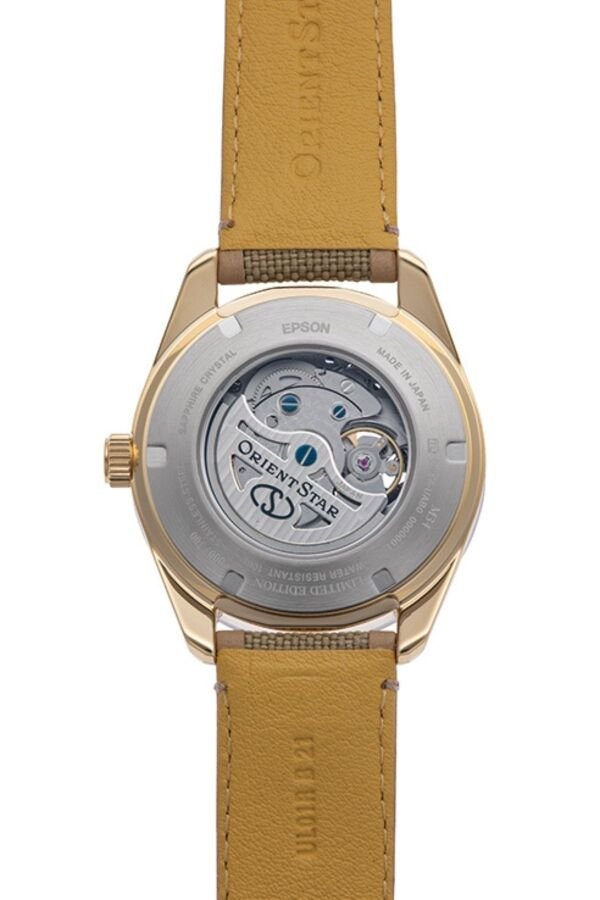 Orient Star RE-BZ0005G00B Kurmalı Otomatik Deri Sarı 10 ATM 42 mm Erkek Kol Saati