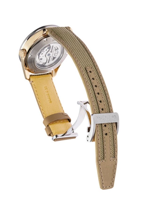 Orient Star RE-BZ0005G00B Kurmalı Otomatik Deri Sarı 10 ATM 42 mm Erkek Kol Saati