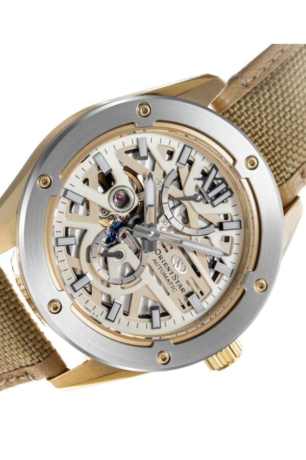 Orient Star RE-BZ0005G00B Kurmalı Otomatik Deri Sarı 10 ATM 42 mm Erkek Kol Saati