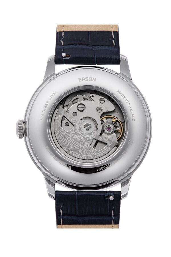 Orient RA-AK0806L30B Kurmalı Otomatik Sun&Moon Deri Lacivert 42 mm Erkek Kol Saati
