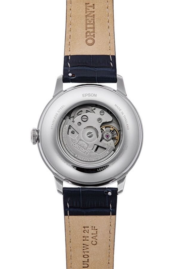 Orient RA-AK0806L30B Kurmalı Otomatik Sun&Moon Deri Lacivert 42 mm Erkek Kol Saati